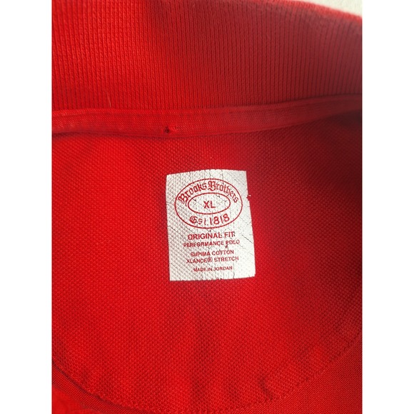 Brooks Brothers Male Performance Polo Lot of 3 XL Supima Cotton Red Pink Green - Picture 4 of 16